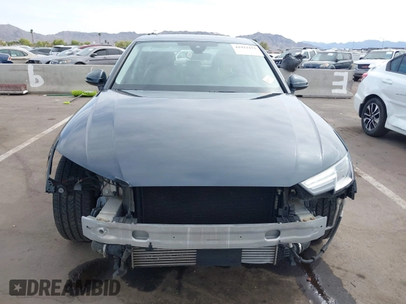 2017 Audi A4 Premium with VIN WAUGNAF44HN022241, listed as a IAAI auction lot 41912175 with 71,777 mi miles. Bid and sale history available at carsss.com. Image 6.