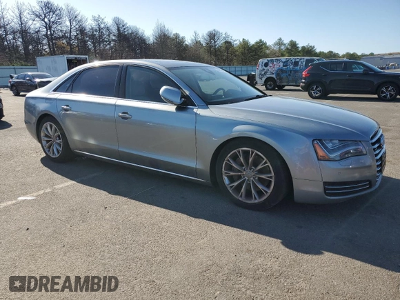 2013 Audi A8 L 3.0L with VIN WAURGAFDXDN029613, listed as a Copart auction lot 54912115 with 105,940 mi miles and Clean Title. Bid and sale history available at carsss.com. Image 4.