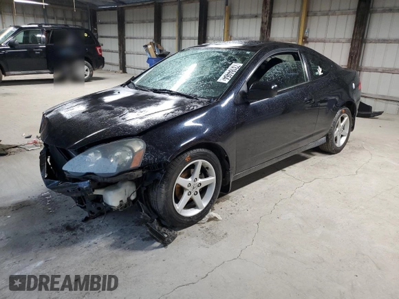2004 Acura RSX with VIN JH4DC54824S020250, listed as a Copart auction lot 73184464 with 107,605 mi miles and Salvage Title. Bid and sale history available at carsss.com. Image 1.