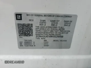 2019 Chevrolet Equinox LT with VIN 2GNAXUEV9K6128458, listed as a Copart auction lot 49369125 with 68,033 mi miles and Salvage Title. Bid and sale history available at DreamBid. Image 13.