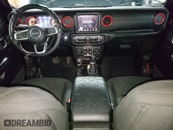 2020 Jeep Wrangler Unlimited Sahara z VIN 1C4HJXEN8LW118599, wystawiony jako Copart lot #60687535 z przebiegiem 74 824 mil mil oraz Czysty tytuł • Clean title. Historia ofert i sprzedaży dostępna na DreamBid. Obrazek 8.
