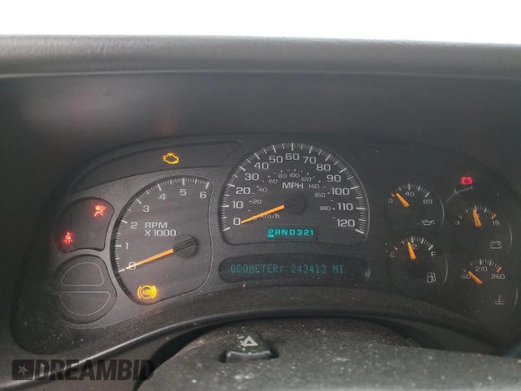 2004 Chevrolet Avalanche LS with VIN 3GNGK22G74G238385, listed as a Copart auction lot 73567174 with 243,413 mi miles and Salvage Title. Bid and sale history available at DreamBid. Image 9.