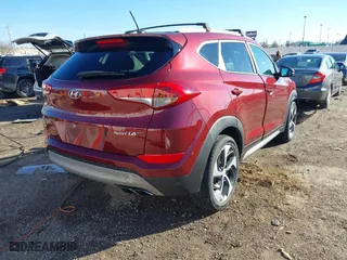 2017 Hyundai Tucson Value with VIN KM8J33A23HU349750, listed as a IAAI auction lot 41456946 with 134,285 mi miles. Bid and sale history available at carsss.com. Image 4.