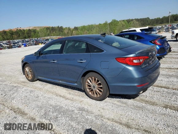2015 Hyundai Sonata Sport with VIN 5NPE34AF0FH111974, listed as a Copart auction lot 52494565 with 153,108 mi miles and Clean title. Bid and sale history available at DreamBid. Image 2.