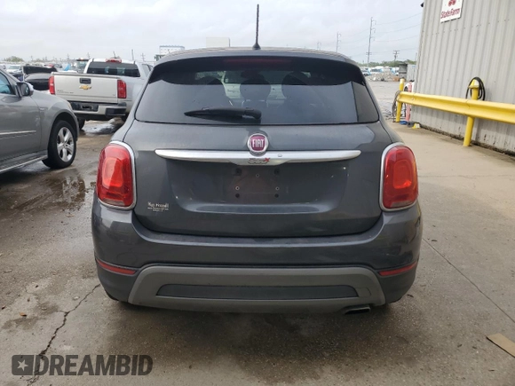 2017 FIAT 500X Urbana Edition with VIN ZFBCFXCB8HP586194, listed as a Copart auction lot 49710965 with 42,716 mi miles and Salvage title. Bid and sale history available at DreamBid. Image 6.