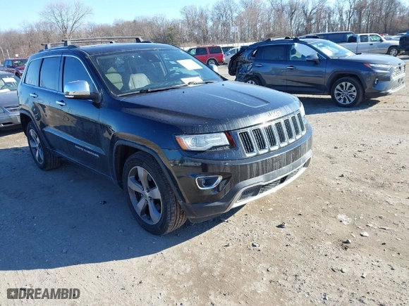 2014 Jeep Grand Cherokee Limited with VIN 1C4RJFBM8EC298326, listed as a IAAI auction lot 41307009 with 122,663 mi miles. Bid and sale history available at carsss.com. Image 1.