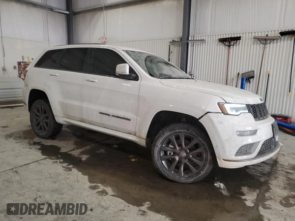 2018 Jeep Grand Cherokee High Altitude with VIN 1C4RJFCT1JC421500, listed as a Copart auction lot 44967195 with 34,526 mi miles and Salvage Title. Bid and sale history available at carsss.com. Image 4.