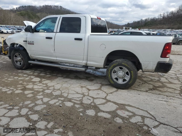 2014 Ram 2500 Tradesman with VIN 3C6TR5CTXEG318837, listed as a Copart auction lot 48057355 with 156,063 mi miles and Salvage Title. Bid and sale history available at carsss.com. Image 2.