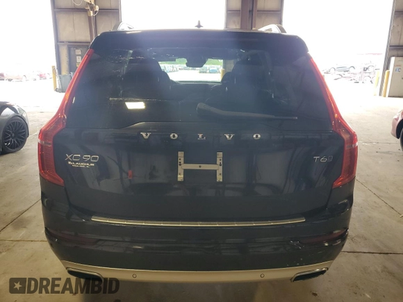 2017 Volvo XC90 Momentum with VIN YV4A22PK4H1165103, listed as a Copart auction lot 59470585 with 76,313 mi miles and Salvage title. Bid and sale history available at DreamBid. Image 6.