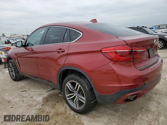 2017 BMW X6 sDrive35i with VIN 5UXKU0C37H0G69396, listed as a Copart auction lot 88132175 with 0 mi miles and Salvage Title. Bid and sale history available at carsss.com. Image 2.