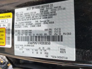 2015 Ford Fusion SE z VIN 3FA6P0H71FR203050, wystawiony jako IAAI lot #42654531 z przebiegiem 64 755 mil mil oraz . Historia ofert i sprzedaży dostępna na DreamBid. Obrazek 9.