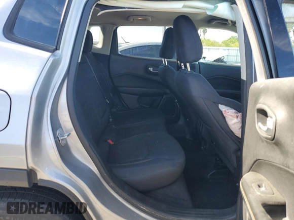 2018 Jeep Compass Sport with VIN 3C4NJCAB4JT182472, listed as a Copart auction lot 50085455 with 53,266 mi miles and Salvage Title. Bid and sale history available at carsss.com. Image 11.