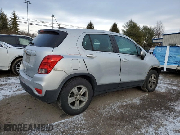 2020 Chevrolet Trax LS with VIN KL7CJKSB3LB321170, listed as a Copart auction lot 41471845 with 237,757 mi miles and Salvage Title. Bid and sale history available at DreamBid. Image 3.
