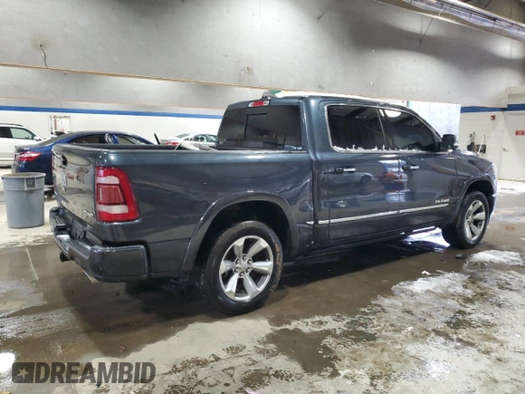 2020 Ram 1500 Limited with VIN 1C6SRFHT5LN290234, listed as a Copart auction lot 88219605 with 41,283 mi miles and Salvage Title. Bid and sale history available at carsss.com. Image 3.
