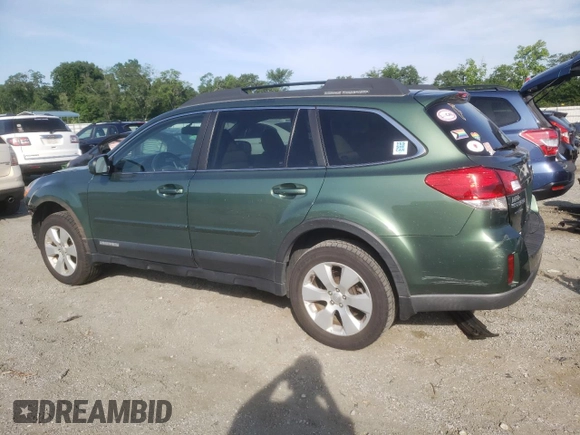 2012 Subaru Outback Prem with VIN 4S4BRCCC5C3271611, listed as a Copart auction lot 59736475 with 107,164 mi miles and Salvage title. Bid and sale history available at DreamBid. Image 2.