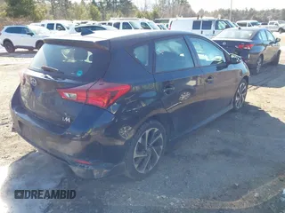 2016 Scion iM with VIN JTNKARJE9GJ517723, listed as a IAAI auction lot 41685044 with 109,291 mi miles. Bid and sale history available at carsss.com. Image 4.