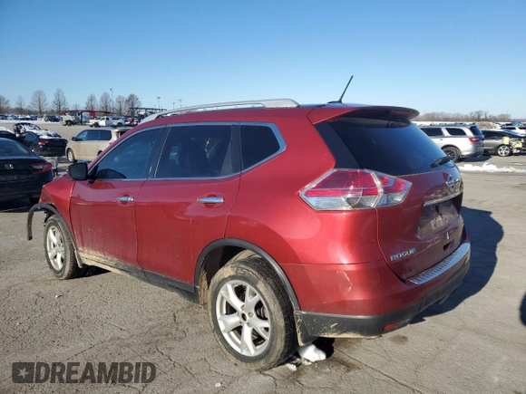 2016 Nissan Rogue S with VIN 5N1AT2MV1GC740366, listed as a Copart auction lot 88137305 with 76,605 mi miles and Salvage Title. Bid and sale history available at DreamBid. Image 2.