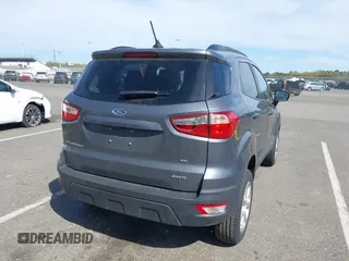 2020 Ford EcoSport SE z VIN MAJ6S3GL7LC390240, wystawiony jako IAAI lot #42142488 z przebiegiem 87 403 mil mil oraz . Historia ofert i sprzedaży dostępna na DreamBid. Obrazek 4.