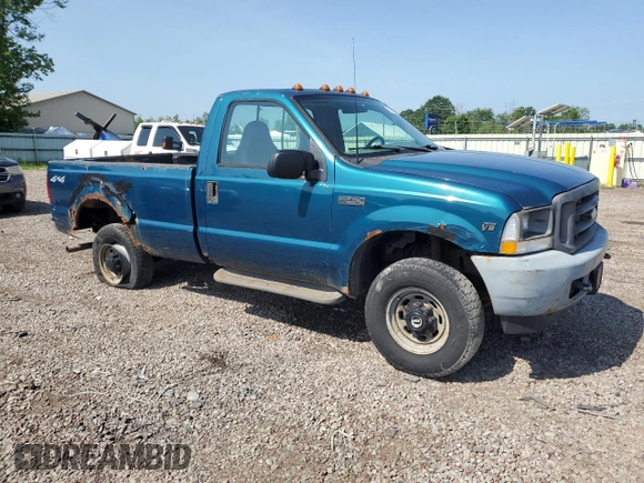 2002 Ford F-250 XL with VIN 1FTNF21L22ED66380, listed as a Copart auction lot 61866605 with 101,152 mi miles and Clean title. Bid and sale history available at DreamBid. Image 4.