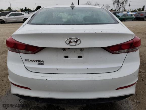 2018 Hyundai Elantra SE with VIN 5NPD74LF6JH383239, listed as a Copart auction lot 53525205 with 103,036 mi miles and Salvage Title. Bid and sale history available at carsss.com. Image 6.