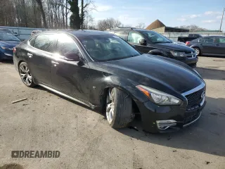 2017 Infiniti Q70 3.7 z VIN JN1BY1PR8HM210607, wystawiony jako Copart lot #44102225 z przebiegiem 112 415 mil mil oraz Szkoda całkowita • Salvage title. Historia ofert i sprzedaży dostępna na DreamBid. Obrazek 4.