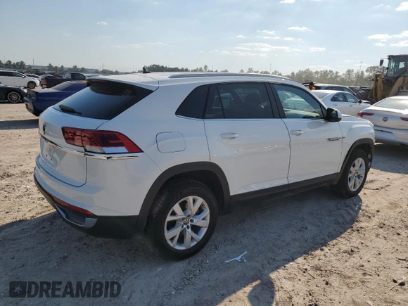 2021 Volkswagen Atlas S with VIN 1V2AC2CA3MC205553, listed as a Copart auction lot 72906374 with 40,916 mi miles and Salvage title. Bid and sale history available at DreamBid. Image 3.