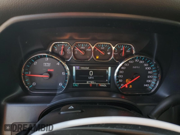 2018 Chevrolet Silverado 1500 LT with VIN 3GCPCREC6JG337086, listed as a Copart auction lot 43741955 with 87,783 mi miles and Salvage Title. Bid and sale history available at DreamBid. Image 9.