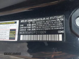2007 Mercedes-Benz CLK 350 z VIN WDBTK56F07F211009, wystawiony jako IAAI lot #41785678 z przebiegiem 171 181 mil mil oraz . Historia ofert i sprzedaży dostępna na DreamBid. Obrazek 9.