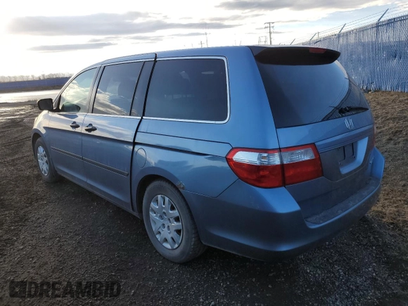 2006 Honda Odyssey LX with VIN 5FNRL38286B508295, listed as a Copart auction lot 46486555 with 352,003 mi miles and Salvage Title. Bid and sale history available at carsss.com. Image 2.