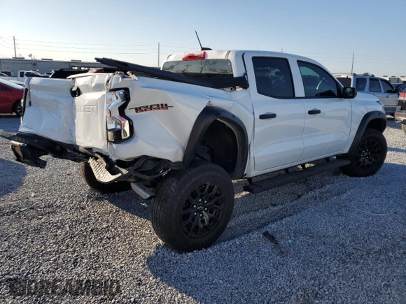 2023 Chevrolet Colorado 4WD Trail Boss with VIN 1GCPTEEK7P1181101, listed as a Copart auction lot 88643225 with 23,423 mi miles and Salvage Title. Bid and sale history available at carsss.com. Image 3.
