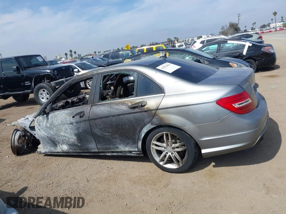 2012 Mercedes-Benz C-Class C 250 Sport with VIN WDDGF4HB0CA609524, listed as a IAAI auction lot 42024859 with Not Provided miles. Bid and sale history available at carsss.com. Image 13.