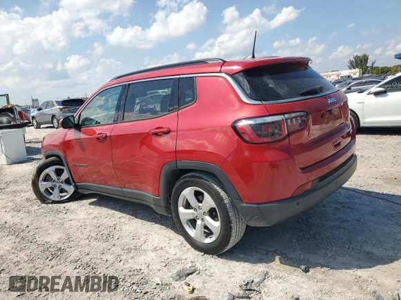 2019 Jeep Compass Latitude with VIN 3C4NJCBB0KT646602, listed as a Copart auction lot 50365015 with 50,782 mi miles and Non Repairable. Bid and sale history available at DreamBid. Image 2.