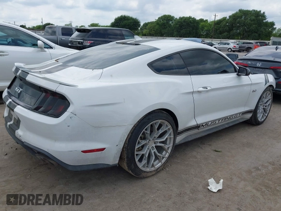 2020 Ford Mustang GT with VIN 1FA6P8CF7L5157798, listed as a IAAI auction lot 42071523 with 41,927 mi miles and . Bid and sale history available at DreamBid. Image 4.