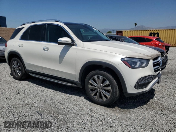2020 Mercedes-Benz GLE 350 with VIN 4JGFB4JE7LA282282, listed as a Copart auction lot 56542535 with 100,079 mi miles and Salvage title. Bid and sale history available at DreamBid. Image 4.