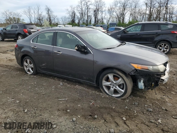 2010 Acura TSX with VIN JH4CU2F63AC012036, listed as a Copart auction lot 52008175 with 0 mi miles and Salvage Title. Bid and sale history available at carsss.com. Image 4.