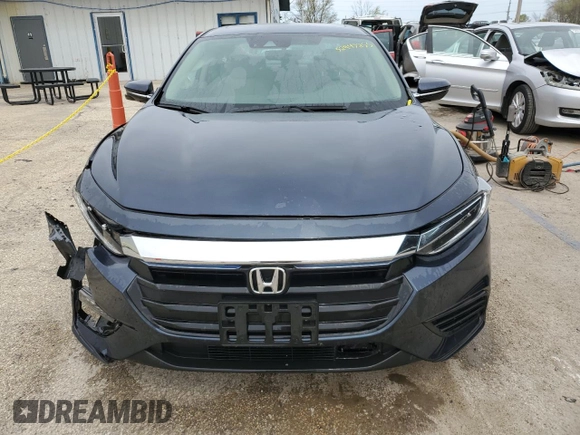 2019 Honda Insight Touring with VIN 19XZE4F91KE013243, listed as a Copart auction lot 52947255 with 25,236 mi miles and Salvage Title. Bid and sale history available at carsss.com. Image 5.