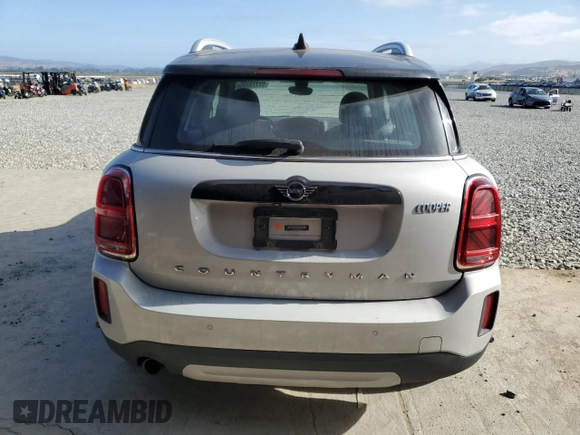 2022 MINI Countryman Oxford Edition with VIN WMZ43BR0XN3N41005, listed as a Copart auction lot 62775265 with 59,371 mi miles and Salvage title. Bid and sale history available at DreamBid. Image 6.