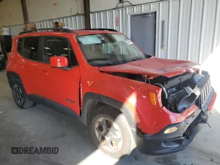 2018 Jeep Renegade Latitude with VIN ZACCJABH4JPH14115, listed as a Copart auction lot 88845175 with 49,339 mi miles and Salvage title. Bid and sale history available at DreamBid. Image 4.