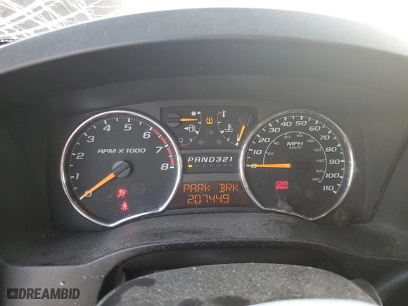 2009 Chevrolet Colorado LT w/1LT with VIN 1GCCS13E598131105, listed as a Copart auction lot 80221434 with 207,449 mi miles and Salvage Title. Bid and sale history available at carsss.com. Image 9.