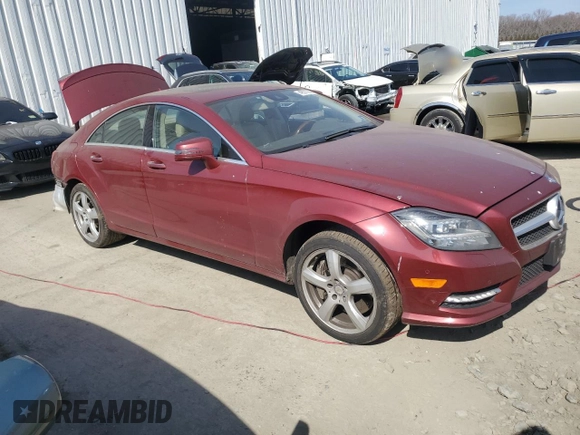 2013 Mercedes-Benz CLS-Class CLS 550 with VIN WDDLJ9BB4DA058339, listed as a Copart auction lot 49377265 with 99,183 mi miles and Salvage Title. Bid and sale history available at carsss.com. Image 4.