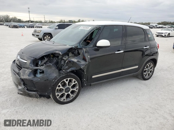 2016 FIAT 500L Trekking with VIN ZFBCFADH6GZ037404, listed as a Copart auction lot 87932655 with 133,581 mi miles and Salvage Title. Bid and sale history available at carsss.com. Image 1.