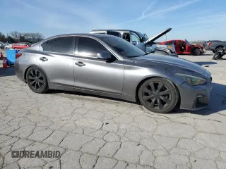 2018 Infiniti Q50 Sport z VIN JN1EV7AP1JM353789, wystawiony jako Copart lot #42676345 z przebiegiem 149 589 mil mil oraz Szkoda całkowita • Salvage title. Historia ofert i sprzedaży dostępna na DreamBid. Obrazek 4.