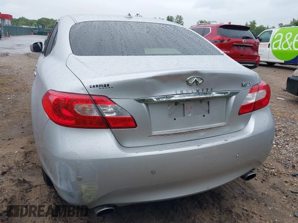 2013 Infiniti M with VIN JN1BY1AR3DM601425, listed as a IAAI auction lot 42238952 with 180,023 mi miles and . Bid and sale history available at DreamBid. Image 12.