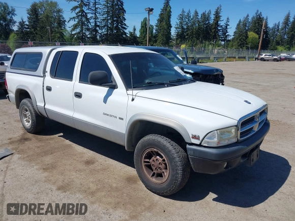 2000 Dodge Dakota Sport with VIN 1B7GG2AN9YS792231, listed as a IAAI auction lot 42174764 with 285,535 mi miles and . Bid and sale history available at carsss.com. Image 1.