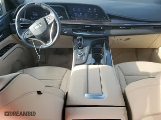 2023 Cadillac Escalade 4WD Premium Luxury with VIN 1GYS4BKL2PR422237, listed as a Copart auction lot 73868994 with 13,493 mi miles and Salvage Title. Bid and sale history available at carsss.com. Image 8.