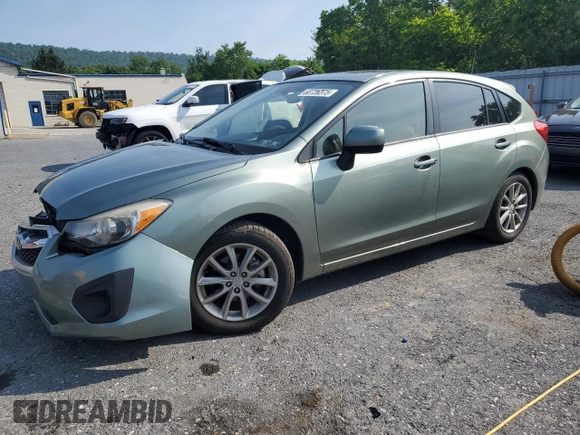 2014 Subaru Impreza Premium z VIN JF1GPAC60E9274520, wystawiony jako Copart lot #60726375 z przebiegiem 133 605 mil mil oraz Szkoda całkowita • Salvage title. Historia ofert i sprzedaży dostępna na DreamBid. Obrazek 1.