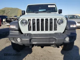 2024 Jeep Wrangler Sport S z VIN 1C4PJXAN2RW120827, wystawiony jako Copart lot #50378494 z przebiegiem 4 147 mil mil oraz Szkoda całkowita • Salvage title. Historia ofert i sprzedaży dostępna na DreamBid. Obrazek 5.