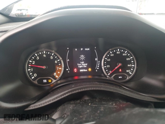 2018 Jeep Renegade Altitude with VIN ZACCJBBB9JPH12345, listed as a Copart auction lot 56932475 with 58,579 mi miles and Clean title. Bid and sale history available at DreamBid. Image 9.
