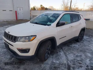 2021 Jeep Compass 80th Anniversary with VIN 3C4NJCEB4MT518183, listed as a IAAI auction lot 41355415 with 45,445 mi miles and . Bid and sale history available at carsss.com. Image 2.