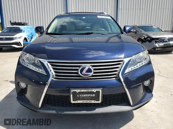 2014 Lexus RX 450h with VIN JTJBC1BA5E2069478, listed as a Copart auction lot 63434295 with 127,840 mi miles and Salvage title. Bid and sale history available at DreamBid. Image 5.